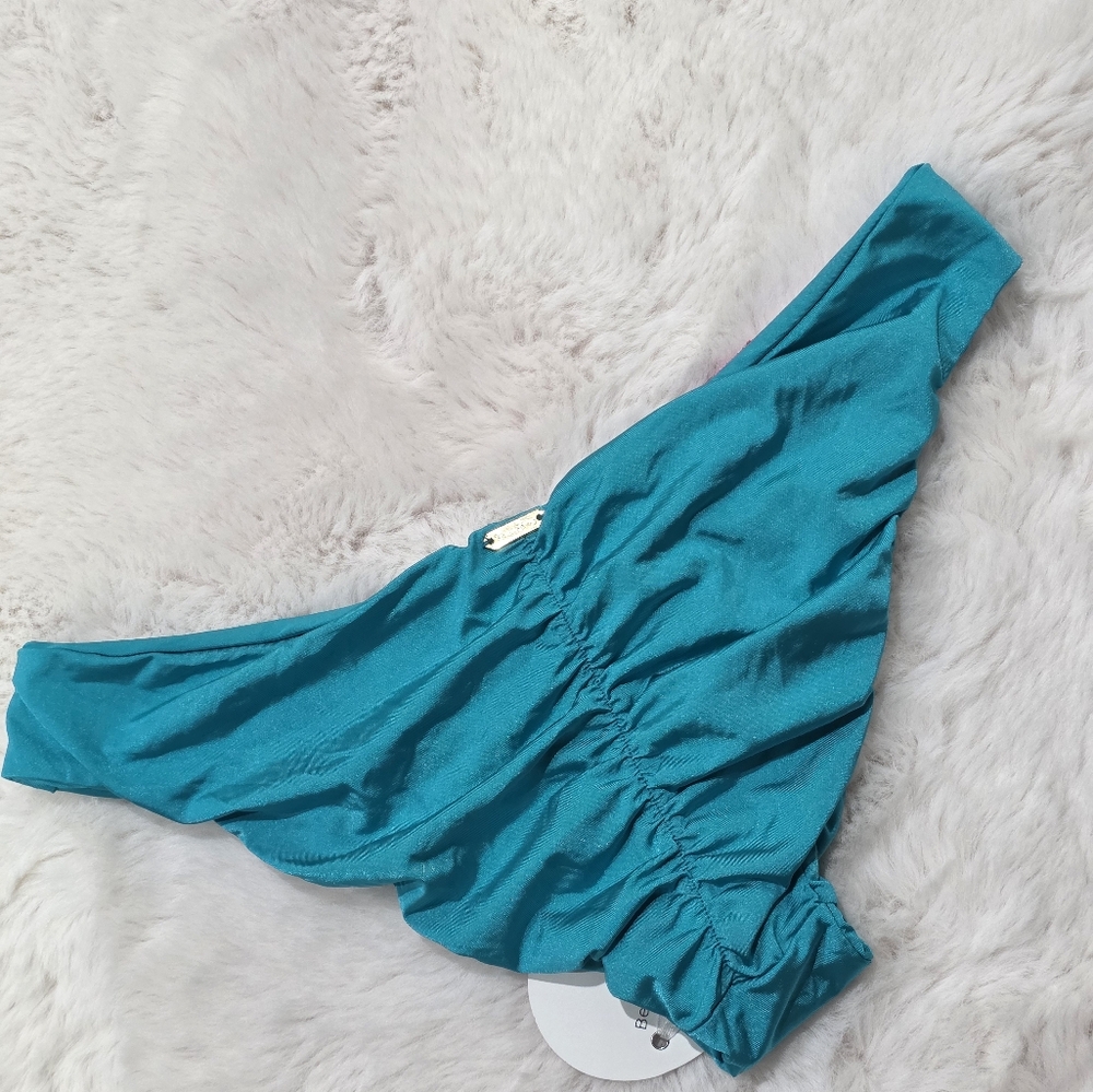 NWT Beach Bunny Big Girls Dont Cry Turquoise Pink Lace Cheeky Bikini Bottoms XL - Picture 6 of 8